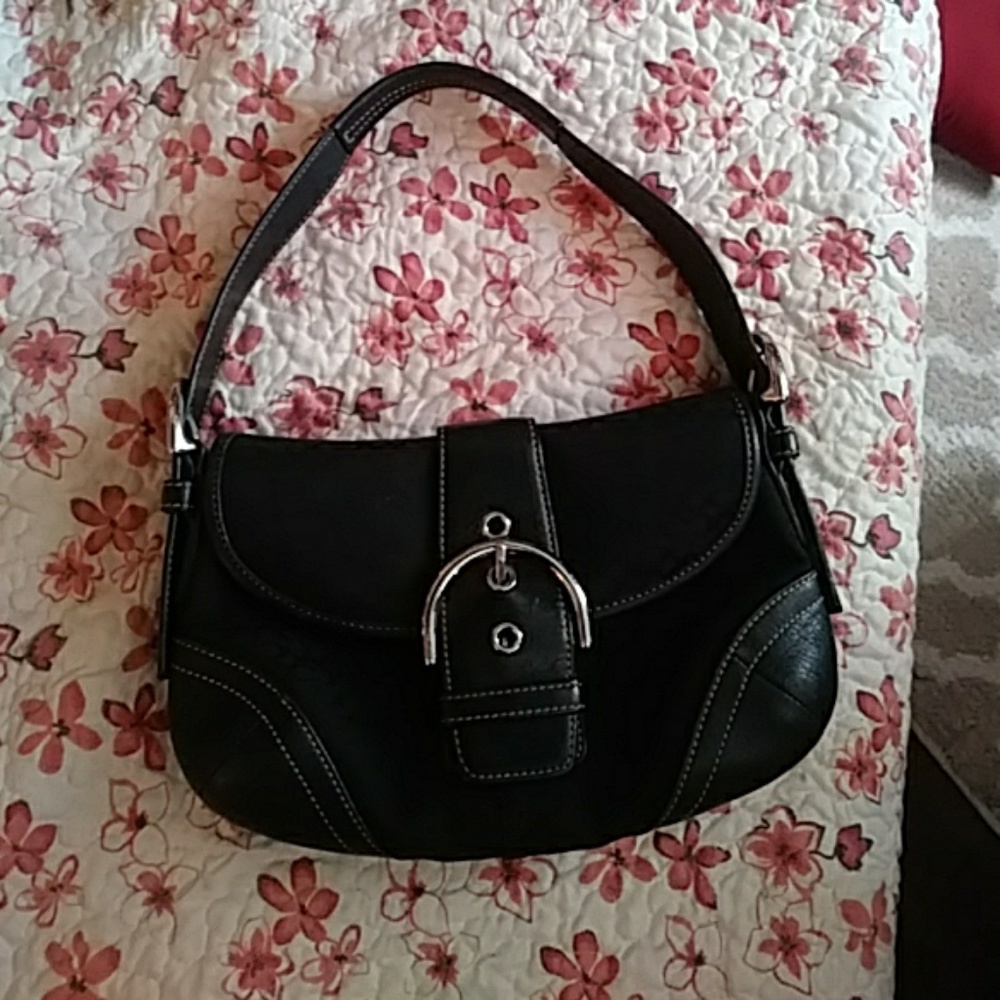 Coach black handbag